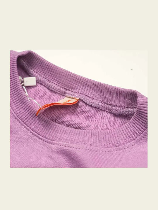 Set Trening Pentru Copii Cu Bluză Violet