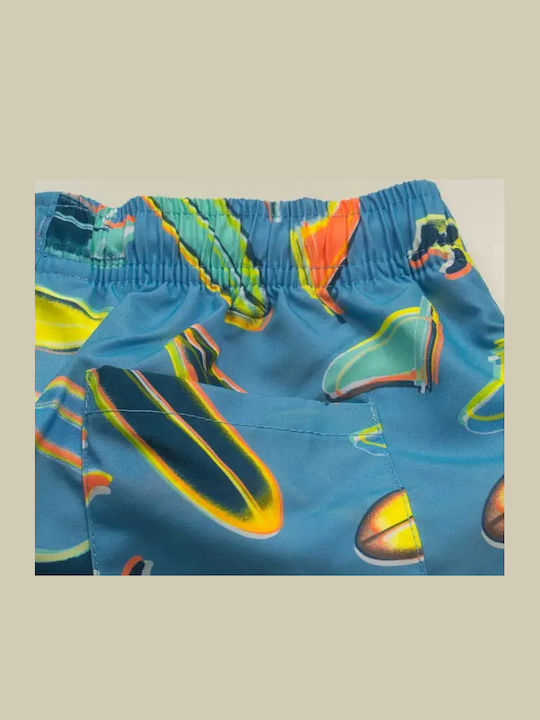 Mayoral Kids Swimwear Swim Shorts Blue