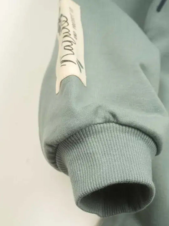 Play Children's Dress Sweatshirt Long Sleeve Green