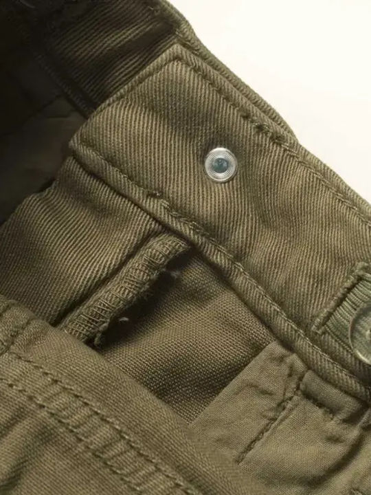 Kinder-Shorts/Bermudas Stoff Khaki