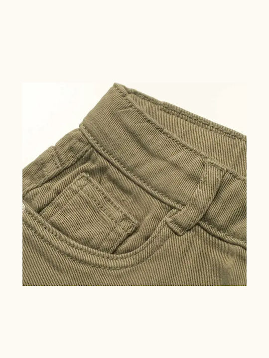Kinder-Shorts/Bermudas Stoff Khaki