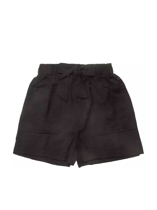 Șort/Salopetă Copii din Material Textil Negru
