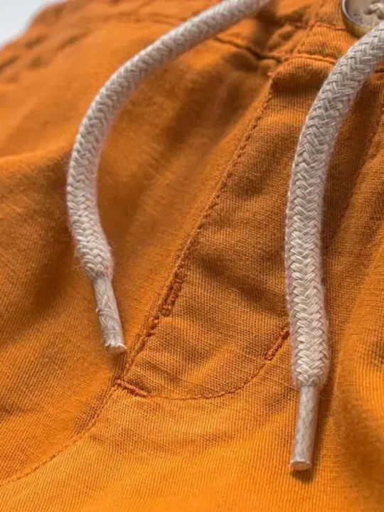 Kinder-Shorts/Bermudas Stoff Kaffee