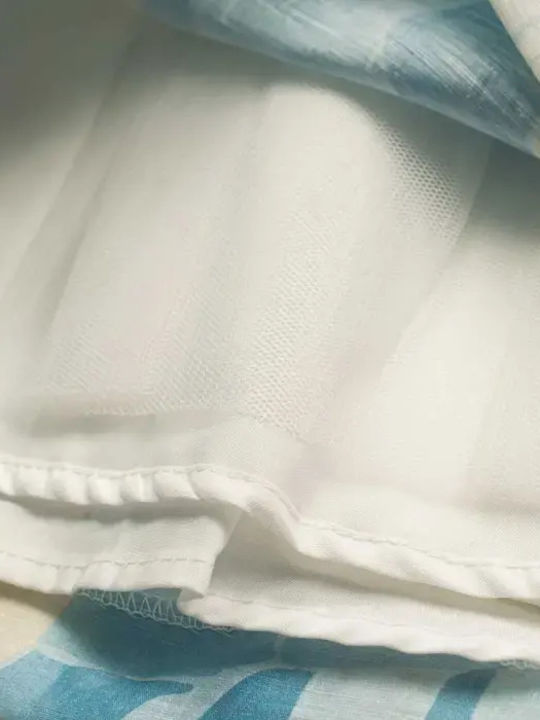 Παιδικό Φόρεμα Αμάνικο Σιελ