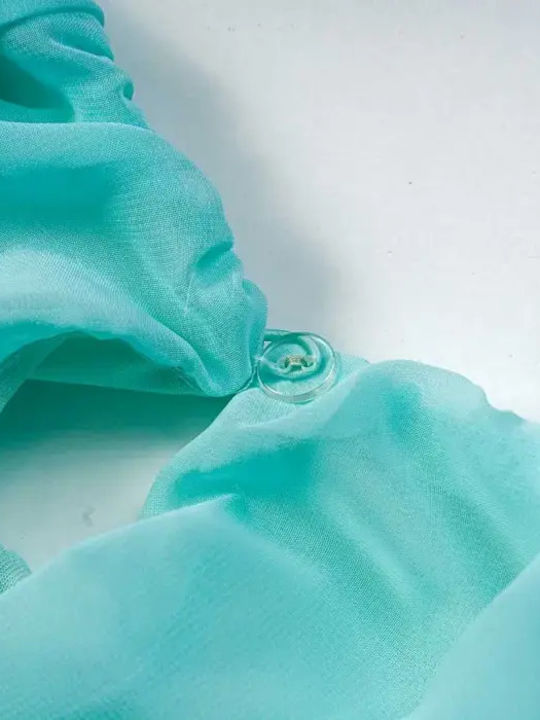 Mädchenkleid Ärmellos Mint