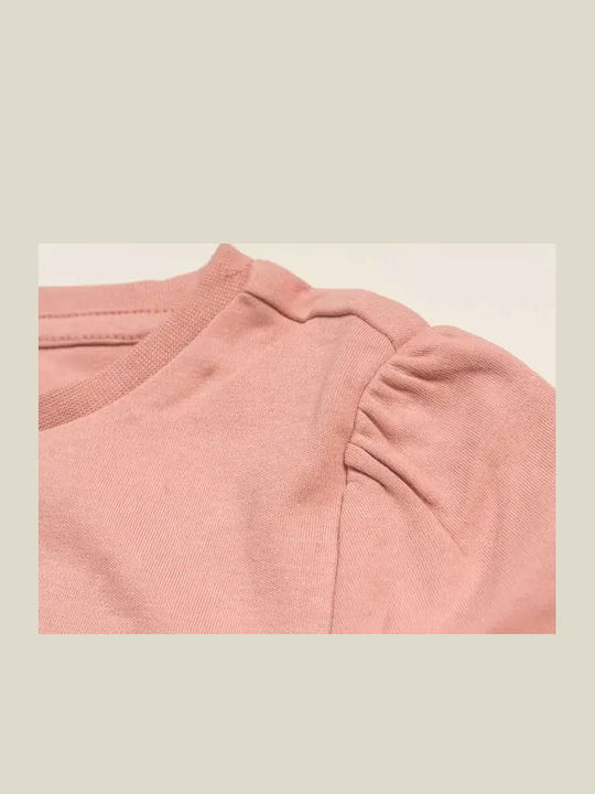 Girls Dress Short Sleeve Pink K6RK13KA6W4 G682