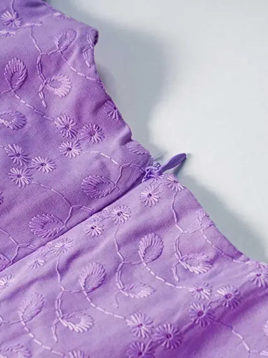 Children's Dress Short Sleeve Lilac