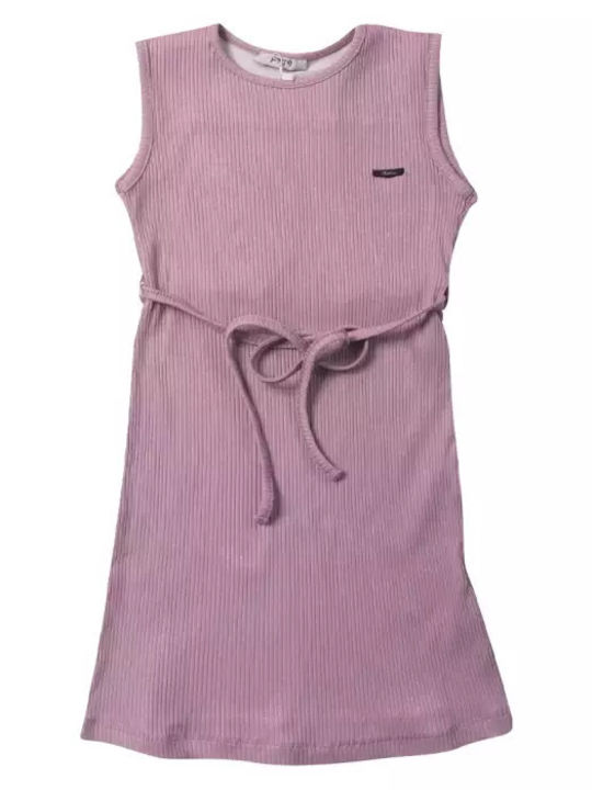 Rochie pentru Copii Fără mâneci Dusty Lilac