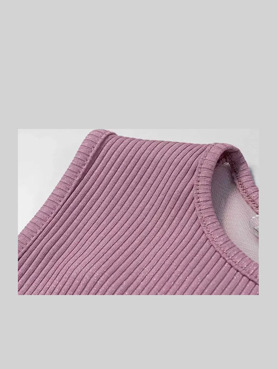 Rochie pentru Copii Fără mâneci Dusty Lilac