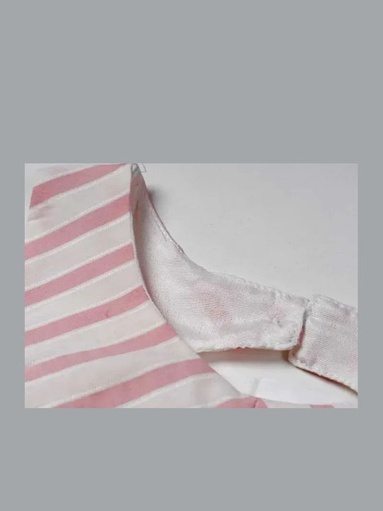 Kinderkleid Ärmellos Gestreift Rosa