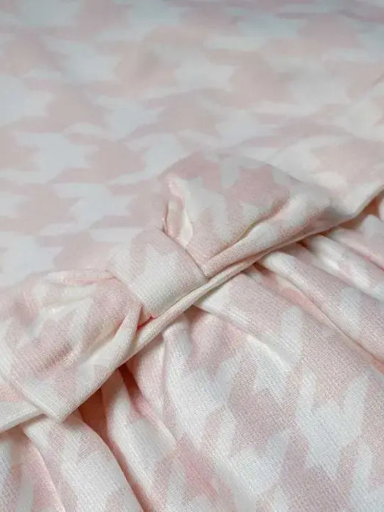 Kinderkleid Langärmelig Set mit Accessoires Rosa