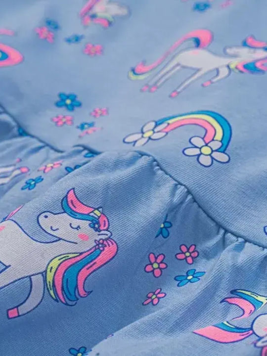 Children's Dress Sleeveless Light Blue