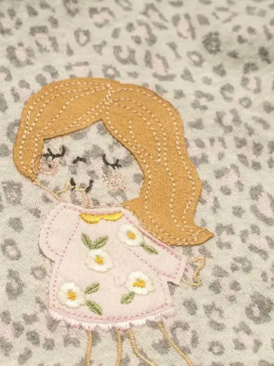 Kinderkleid Langärmelig Gray