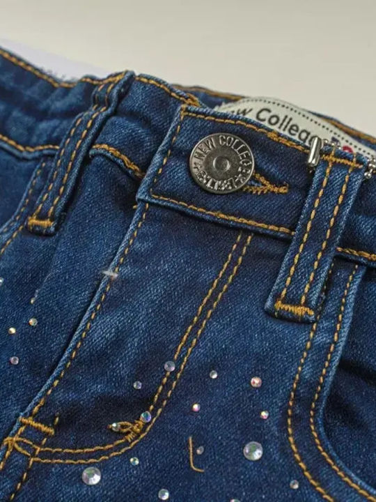 Pantalon Larg din Blugi pentru Copii Jeans