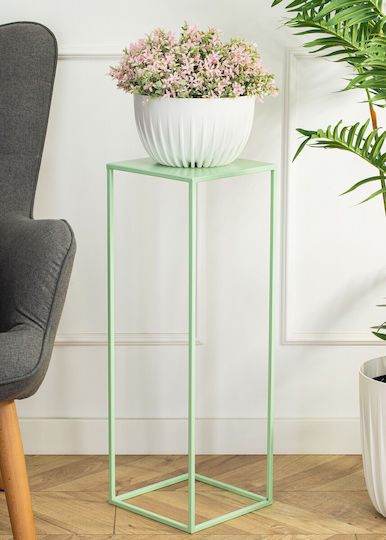 HowHomely Metallic Green Plant Stand 24x24x70cm