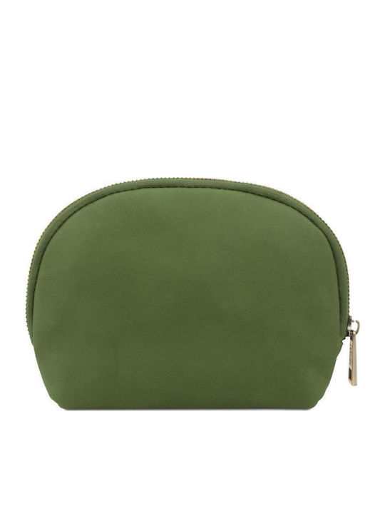 Leather Cosmetic Bag Vera Green
