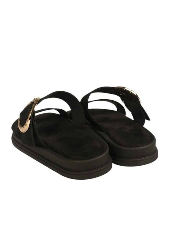 Women's Flat Sandals Black