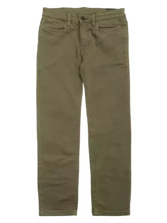 Kinder Schlaghose Jeans Grün