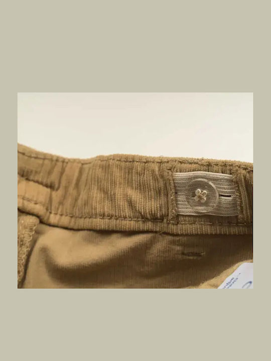 Kinder Schlaghose Cargo Cord gelb