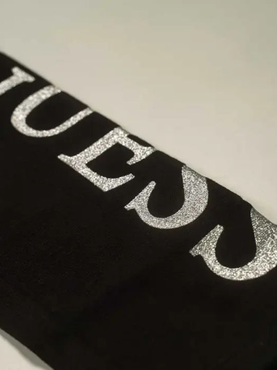 Kids Long Leggings Top Black
