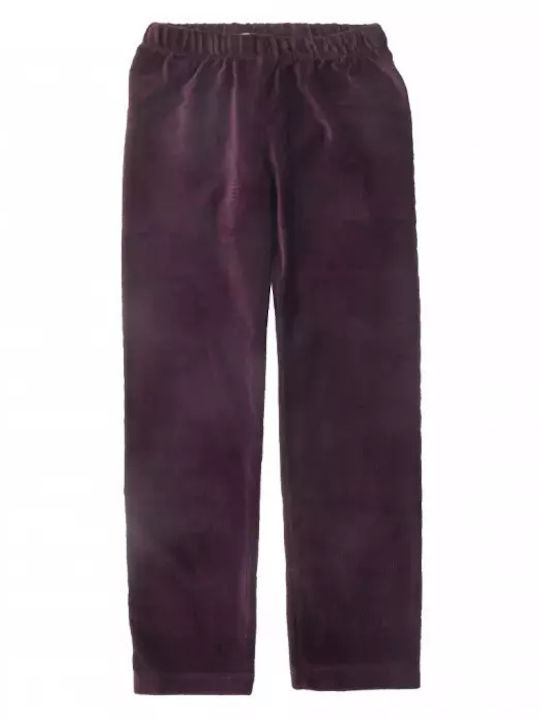 Kinder Leggings Lang Burgundisch