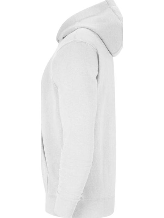 Fleece Kids Sweatshirt with Hood and Pockets White Park 20