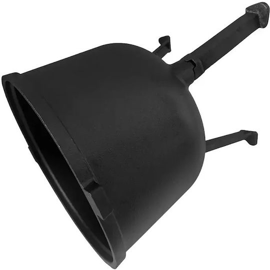 Oală Din Fontă Zola 10 L 3 Picioare Capac Inclus 37.5 X 47.5 Cm Neagră