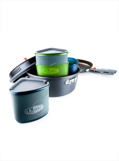 Gsi Outdoors Pinnacle Backpacker Anodized Camping Cookware Set