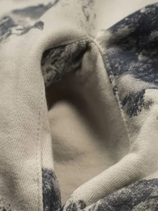 Kids Sweatshirt with Hood and Pockets Grey Silver
