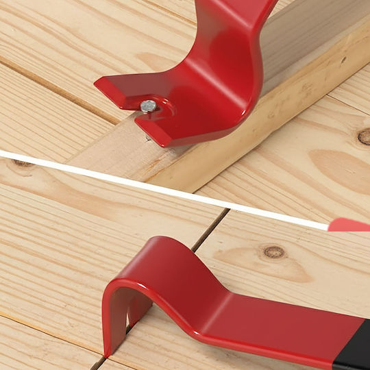 Relaxdays Set 3 Handles Red Black 58x2x4.5 Cm