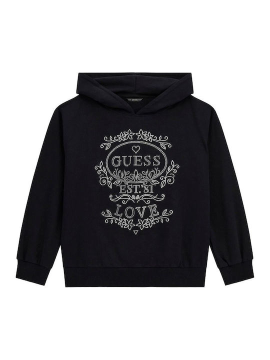 Kids Sweatshirt with Hood Black