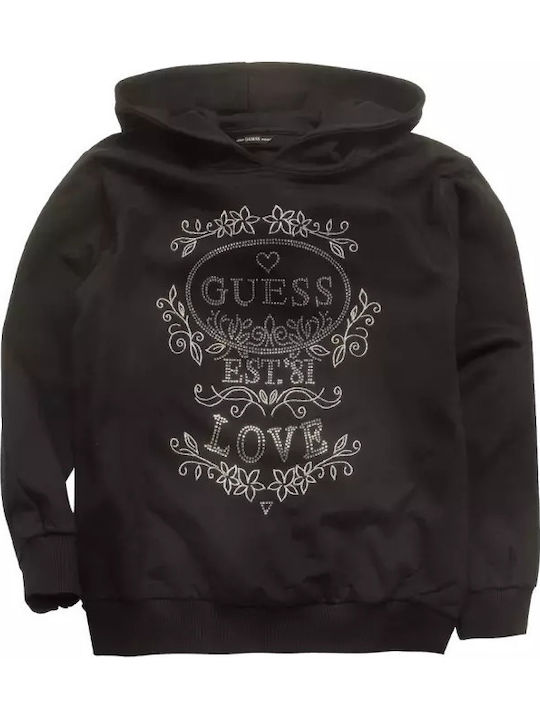 Kids Sweatshirt with Hood Black