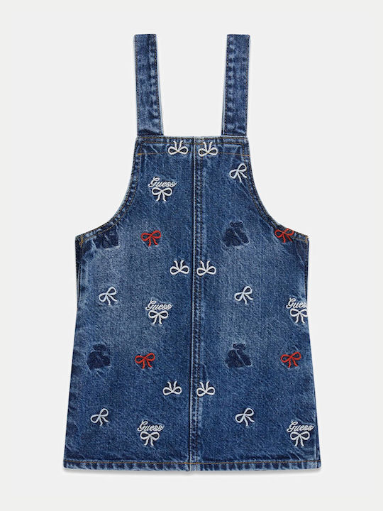 Kids Skirt Dungaree Blue