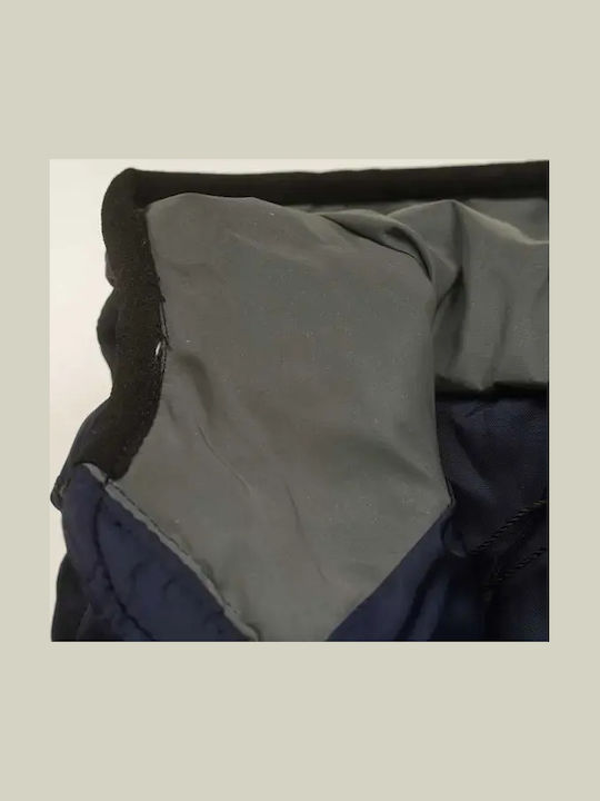 Kids Casual Sleeveless Jacket with Lining and Hood Blue