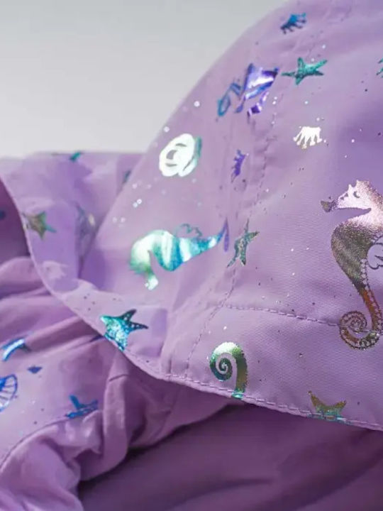 Kids' Casual Jacket with Hood Orchid Bloom