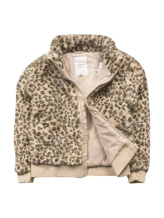 Kids' Fur Short Beige
