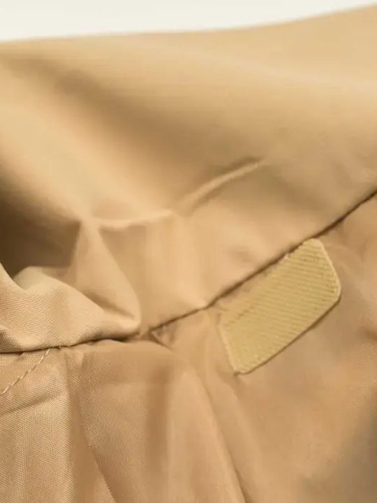 Kids Casual Short Jacket with Hood Desert Beige