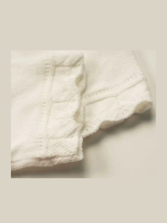 Kids Cotton Bolero Ecru