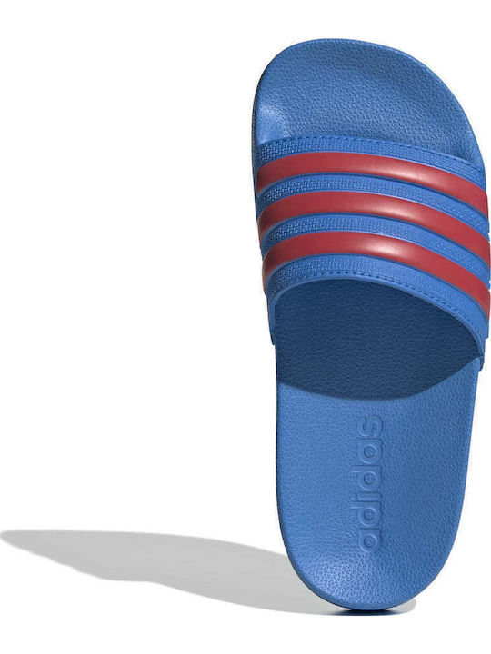 Kids' Flip Flops Slides Blue Adilette Shower