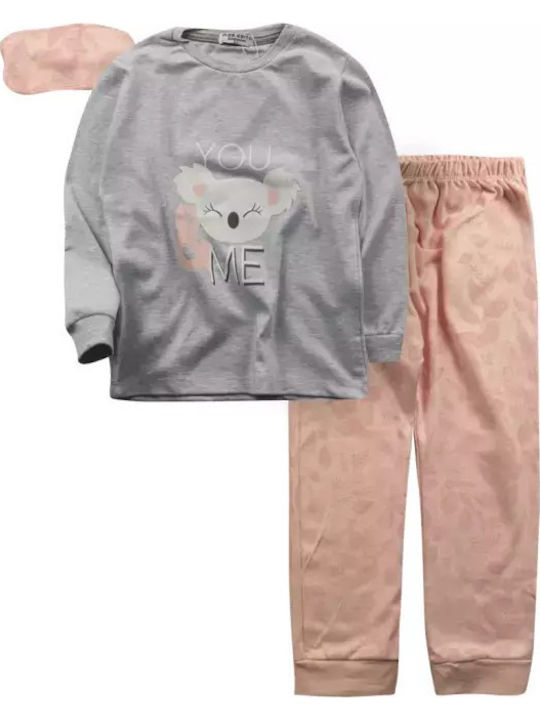 Evita Kinder Schlafanzug Winterlich Grey