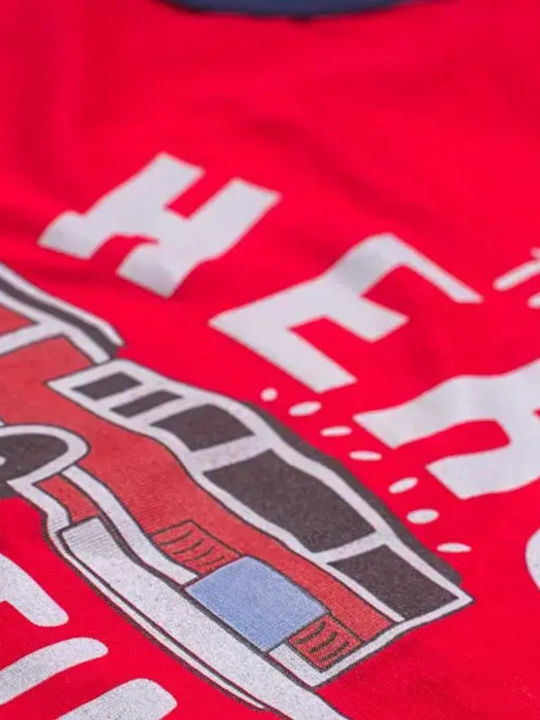 Hashtag Kids' Pajamas Summer red