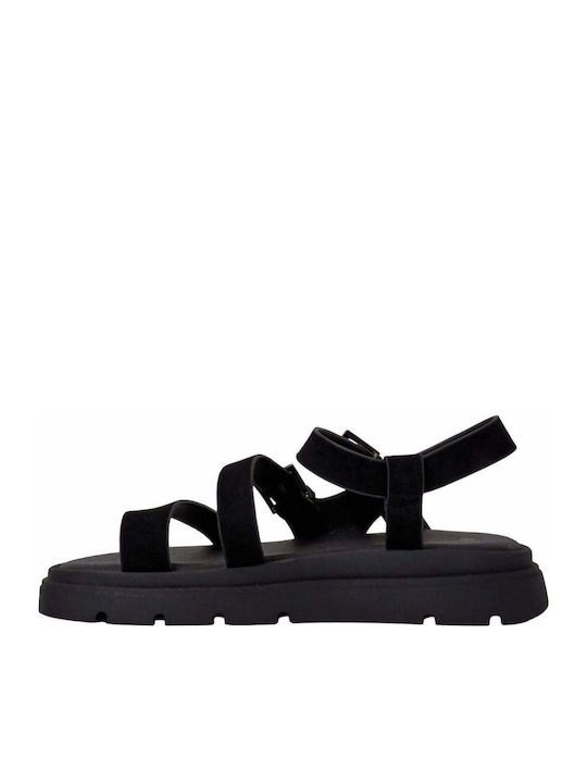 Women's Flat Sandals Flatforms Black