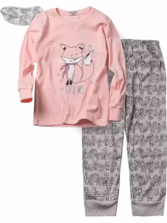 Evita Kids' Pajamas Winter Pink