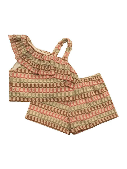 Kids' Set with Shorts Summer 2pcs Pink