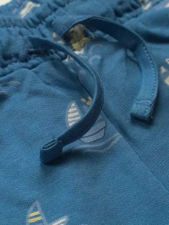 Kinder-Set mit Shorts Sommer 3Stück Blau