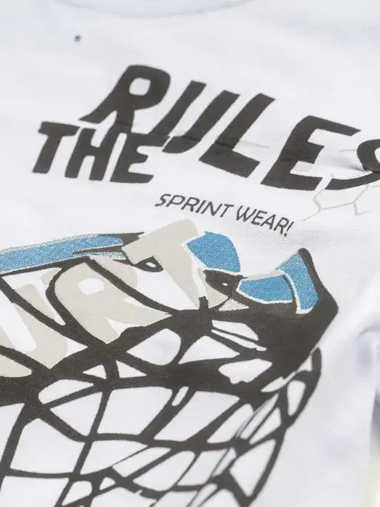 Kids Set with Shorts Summer 2pcs White