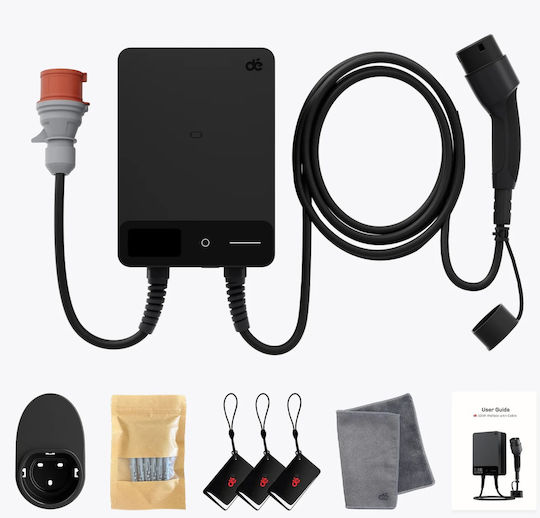 Wallbox Wall Mounted Charging Station 11kW with Built-in Cable Type 2