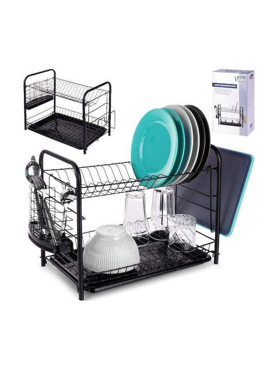 Vilde Metallic Black Sink Strainer 51.5x24.5x33cm