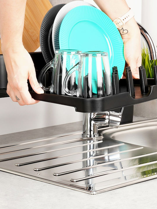 Orion Sink Strainer Plastic Black 41x32.5x11cm
