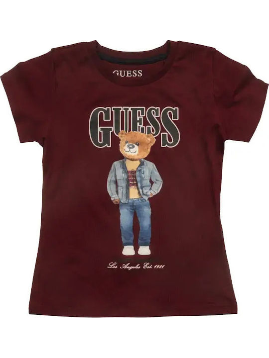 Παιδικό T-shirt Μπορντό